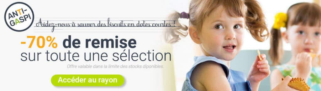 remise sur les biscuits en DDM courtes