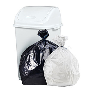 Différents sacs poubelles pour les pièces de votre crèche