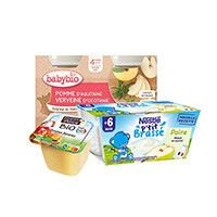 Compotes et autres desserts pour la fin des repas de votre crèche